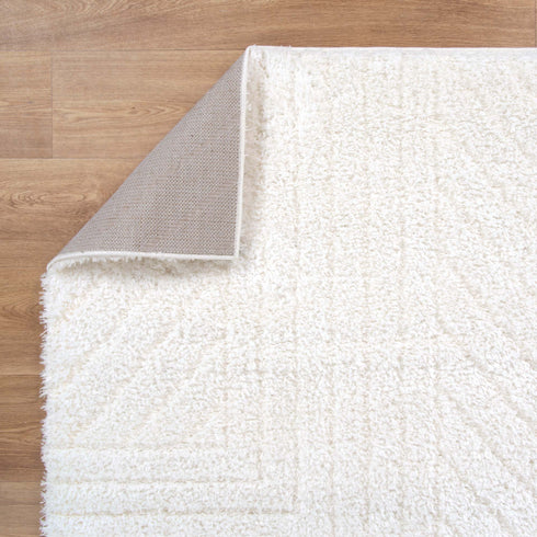 Extra Large Cream Shag Rug - Adore Rugs & Flooring